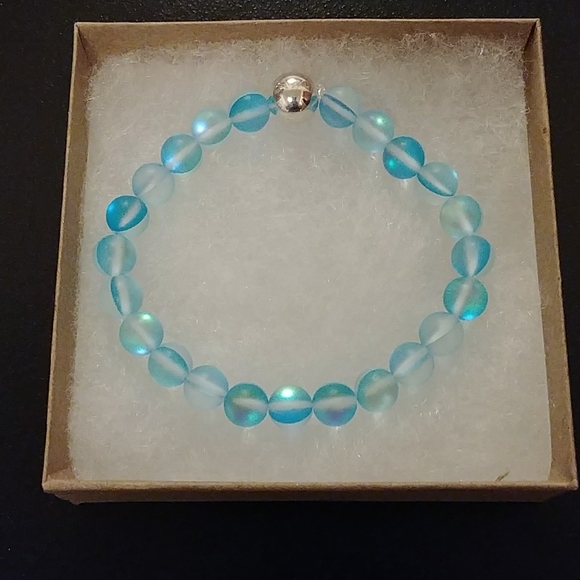 Horizon Blue Moonstone Bracelet - Picture 3 of 8